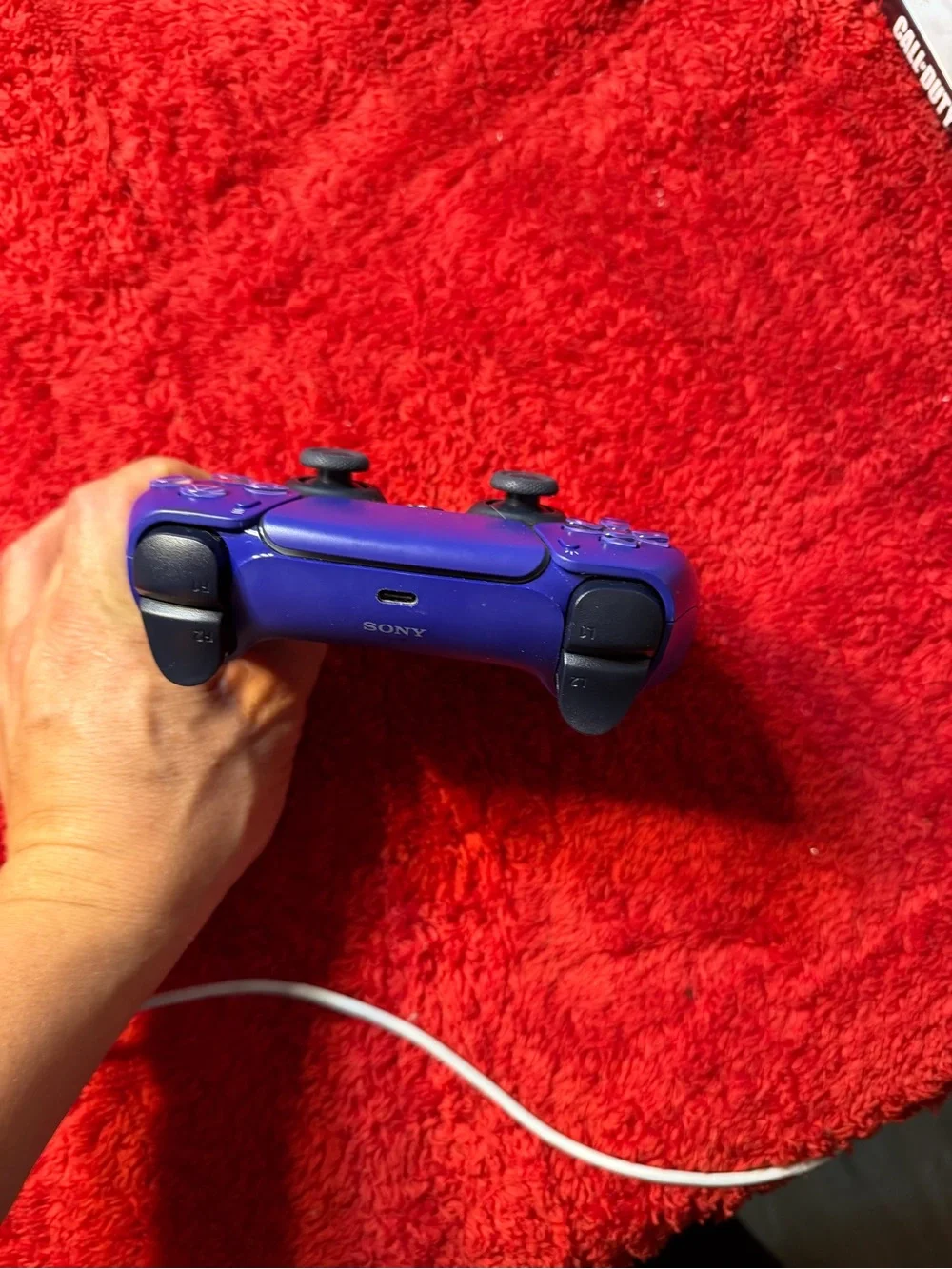 Sony PS3 Slim Console Bundle in Black with Purple Controller